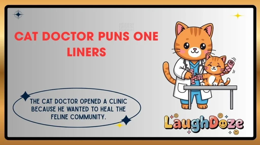 Cat Doctor Puns One Liners