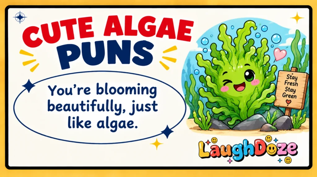 Cute Algae Puns
