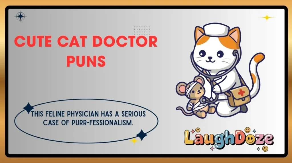 Cute Cat Doctor Puns