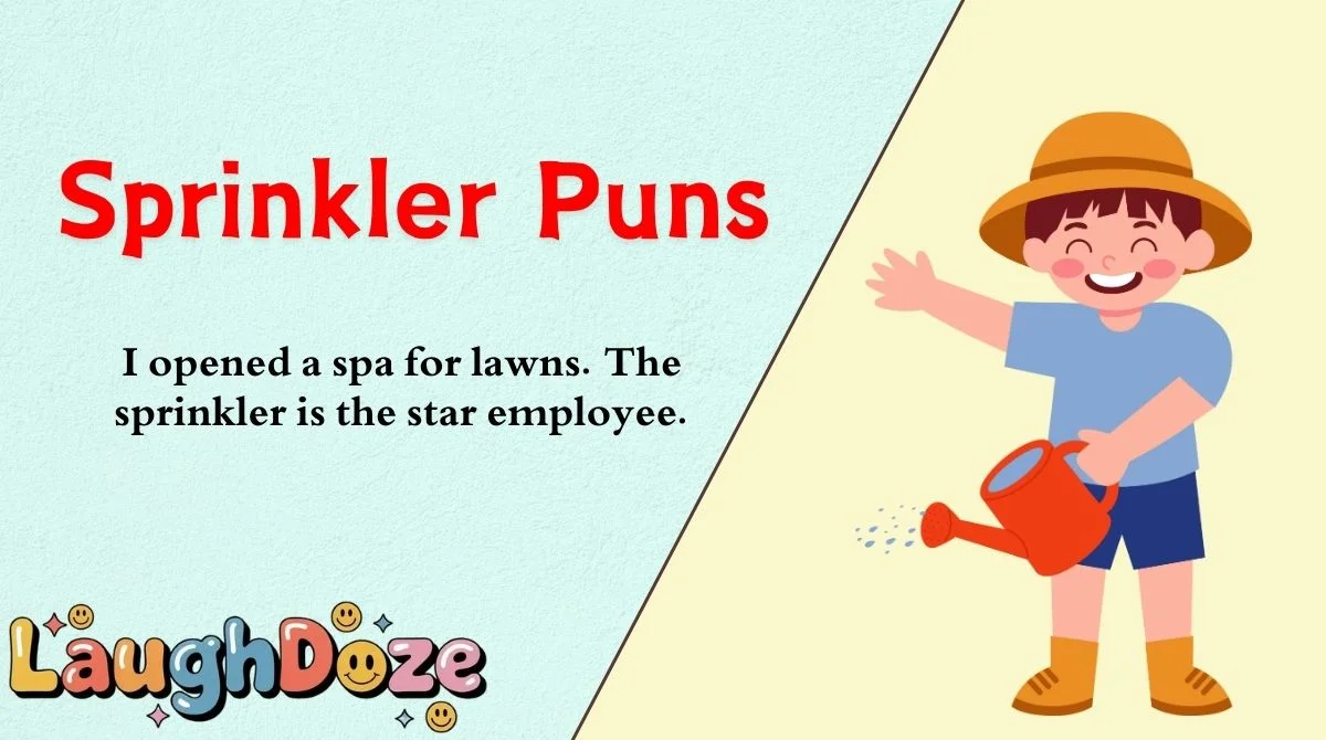 Sprinkler Puns