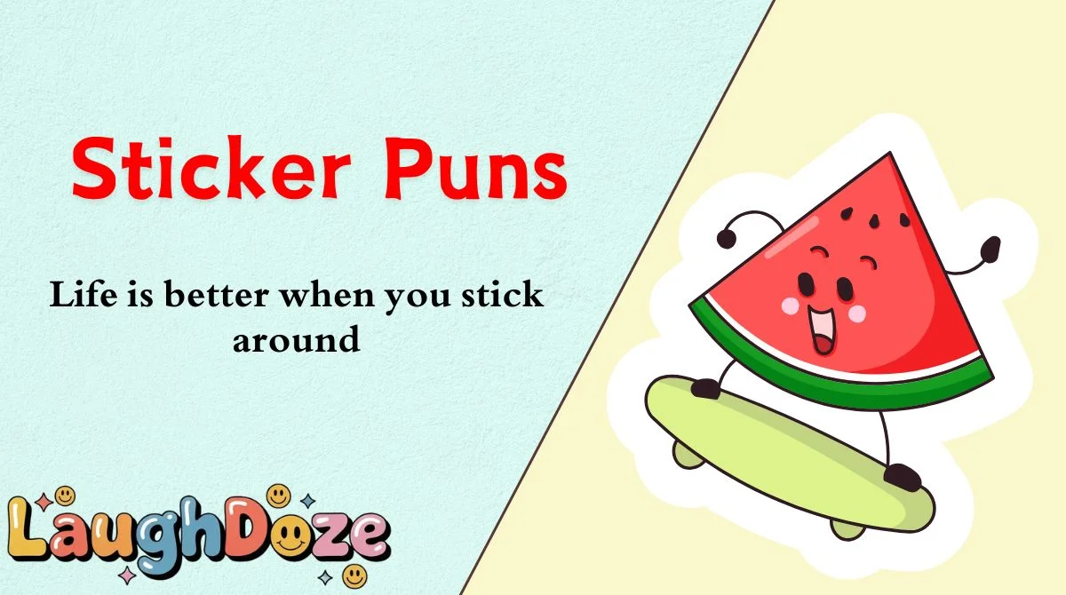 Sticker Puns