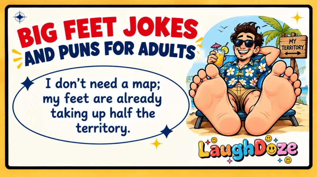Big Feet Jokes and Puns for Adults