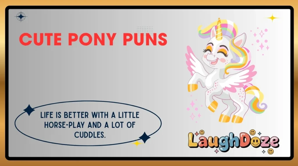 Cute Pony Puns