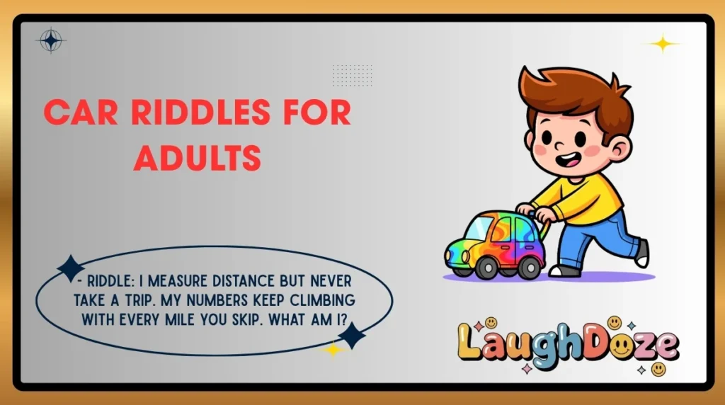 Car Riddles for Adults