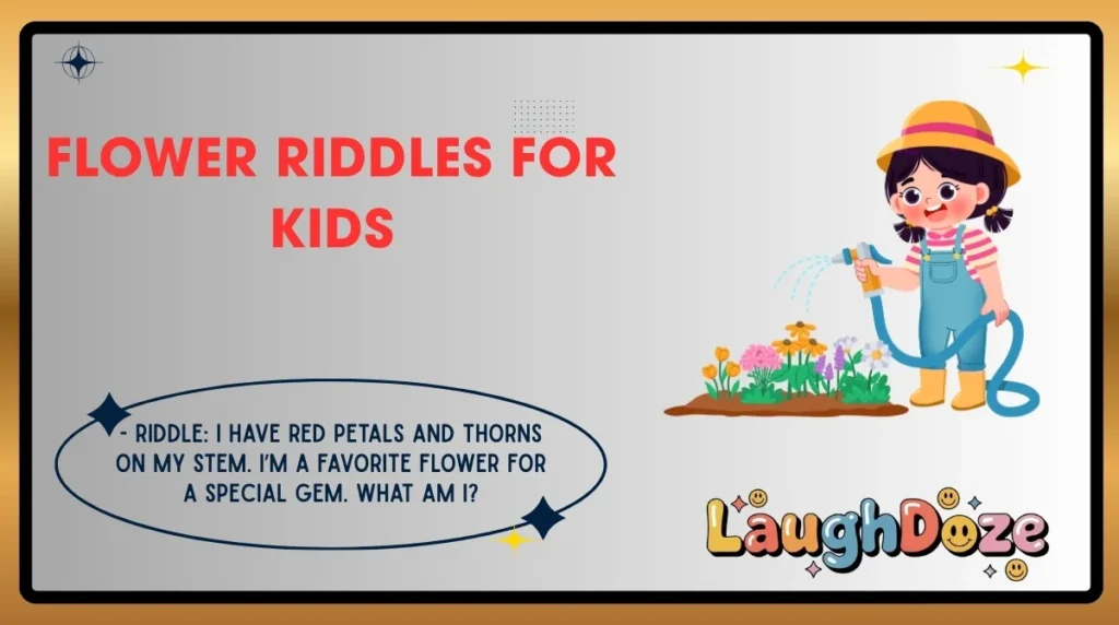 Flower Riddles for Kids