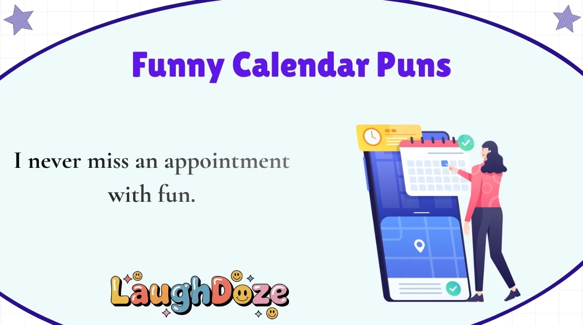 Funny Calendar Puns