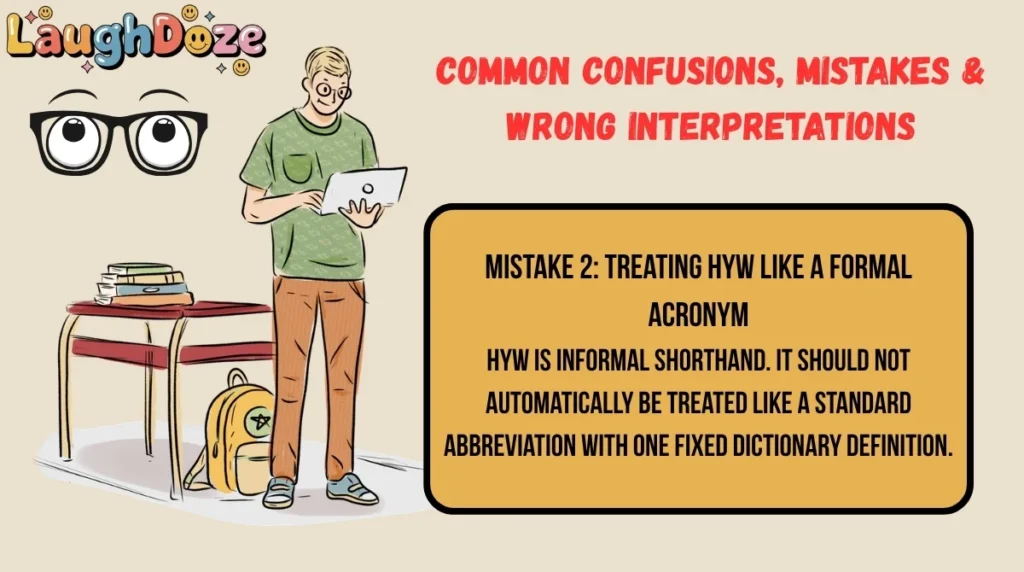 Common Confusions, Mistakes & Wrong Interpretations