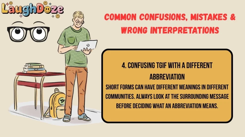 Common Confusions, Mistakes & Wrong Interpretations