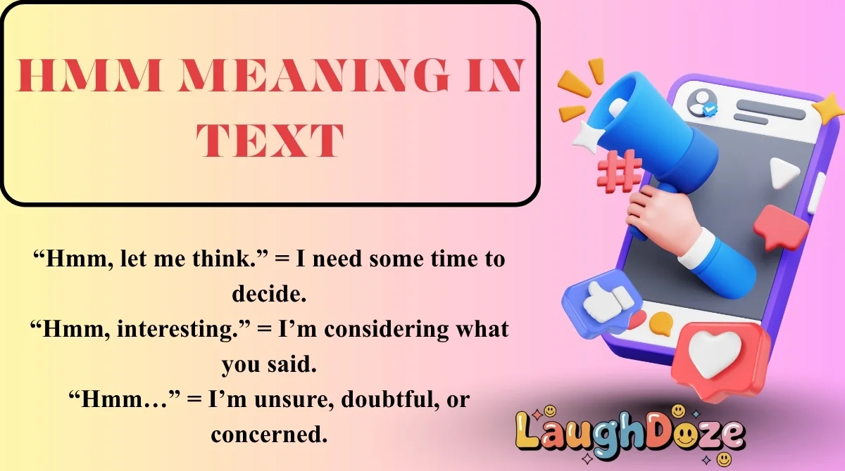 Hmm Meaning in Text