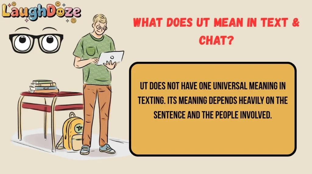 What Does UT Mean in Text & Chat?