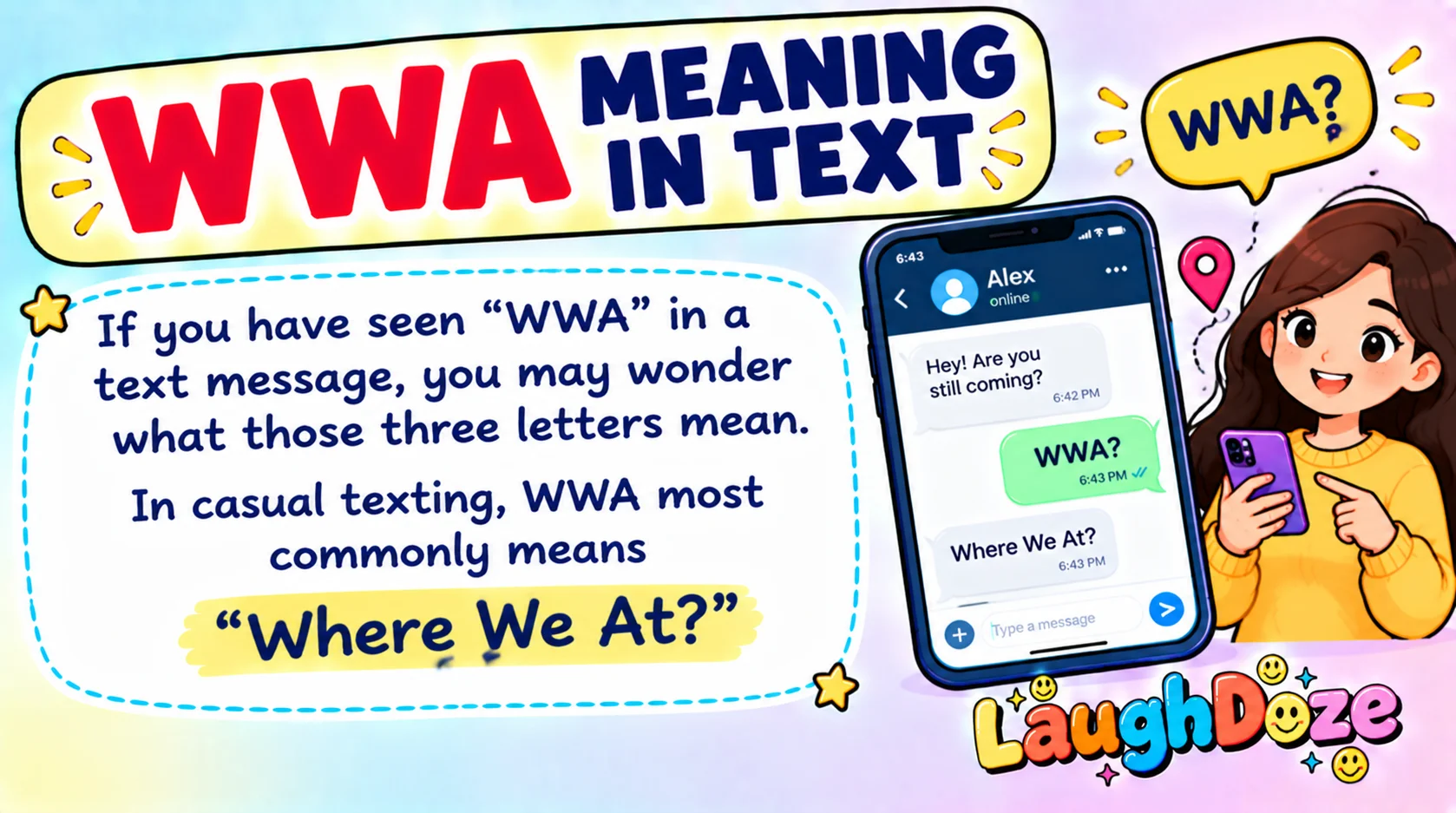 WWA Meaning in Text