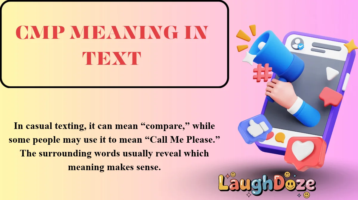 CMP Meaning in Text