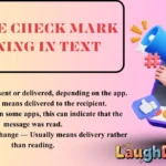 Double Check Mark Meaning in Text
