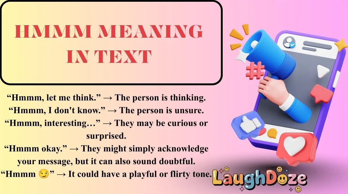 Hmmm Meaning in Text