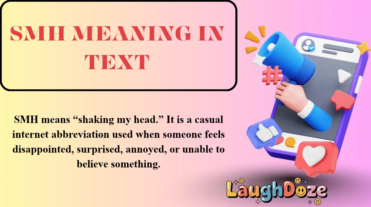 SMH Meaning in Text