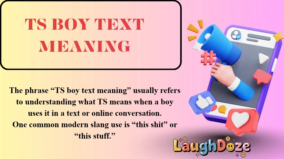 TS Boy Text Meaning