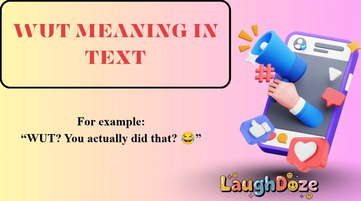 WUT Meaning in Text